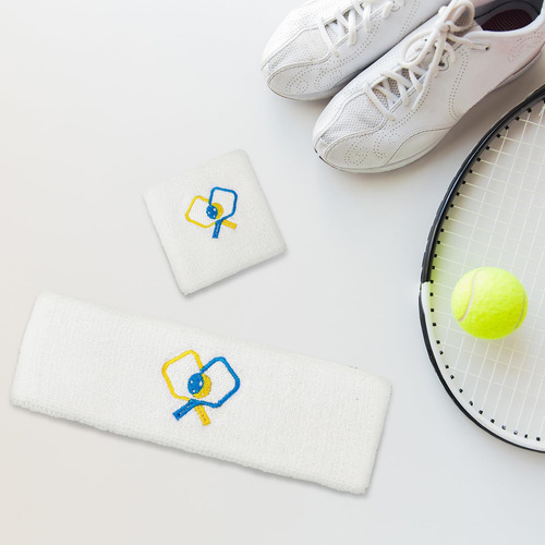 Suhine 4 Diademas Deportivas 8 Muñequeras Absorbentes De Hum