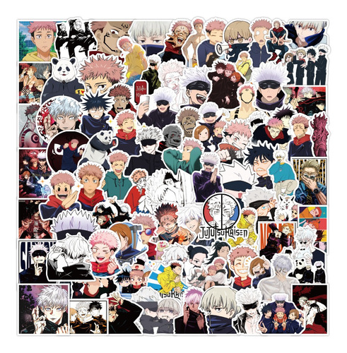 Anime A Escoger Variado 100 Calcomanias Stickers Anime Manga