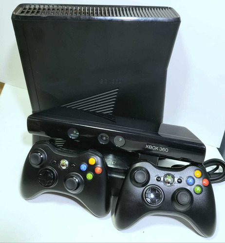 Validatie Knorretje gevogelte Console Xbox 360 Slim 4gb Kinect 2 Controles 3 Jogos - Usado | Parcelamento  sem juros