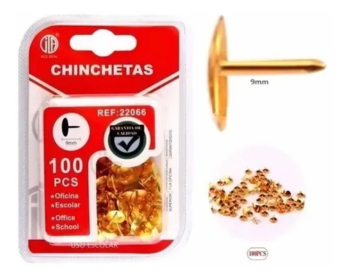 comprar 100 Chinchetas Para Pizarra Tachuelas Push Pin
