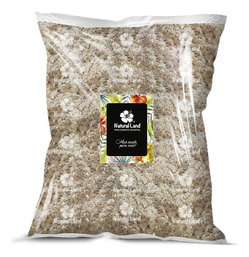 Aveia Em Flocos Finos Natural Land Cereal Funcional 500g