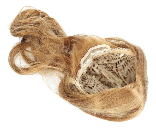 Peluca De Pelo Largo Y Rizado En La Parte Media Para Mujer,