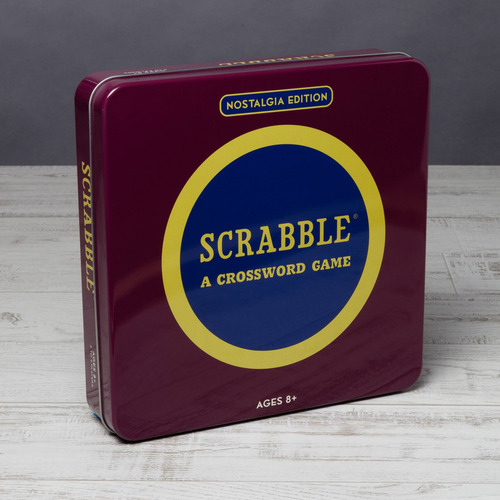 Ws Game Company Scrabble Nostalgia Edition En Lata Coleccion