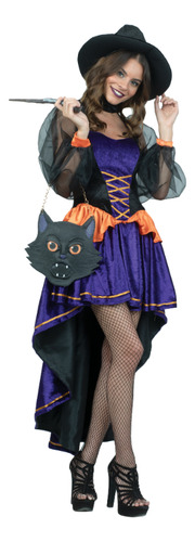 Disfraz Kitty Witch Bruja Gatito Fiestas Halloween Elegante
