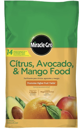 Fertilizante  De Cítricos, Aguacate Y Mango Miracle-gro