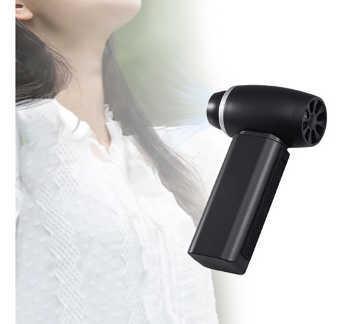 Ventilador De Mano, Secador De Cabello, Soplador Negro