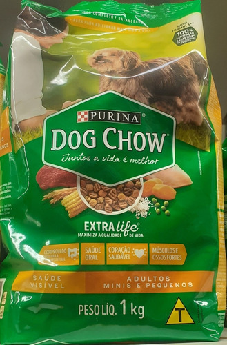 Ração Seca Purina Dog Chow Extra Life Raças Pequenas 1kg