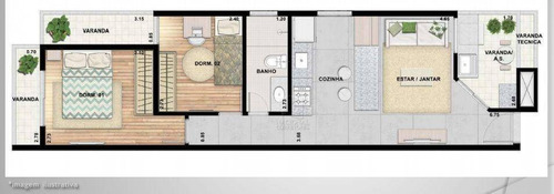 Apartamento Com 2 Dormitórios À Venda, 50 M² Por R$ 340.000,00 - Parque Das Nações - Santo André/sp - Ap12407