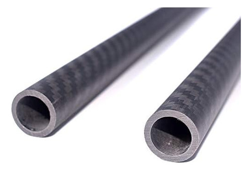 Tubo De Fibra De Carbono De 2 Mm, 16x12x420 Mm, Superfi...