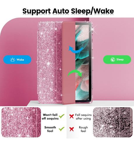 Funda Infiland Para Galaxy Tab A9 Plus 5g, Funda Con Purpuri