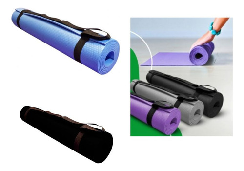 Tapete Eva Yoga Fitness Pilates Mat C/ Alça - Escolha A Cor