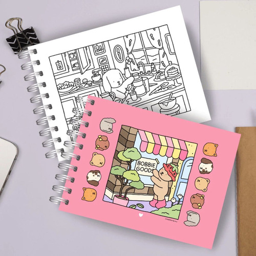 De Livro Colorir Bobbie Goods 50 Folhas Desenhos Pintar