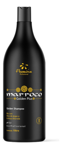 Shampoo Floractive Marroco Golden Plus - 1 Litro