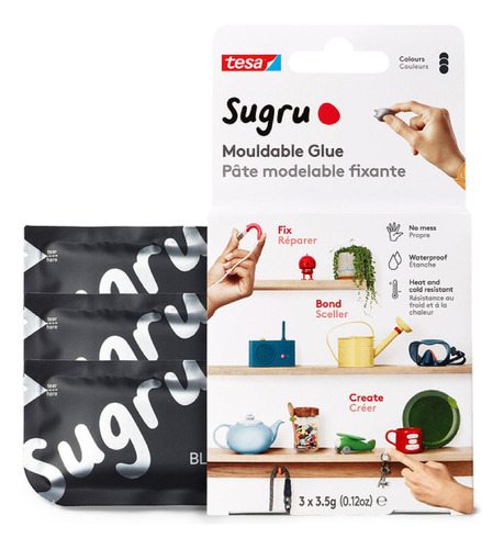 Adhesivo Moldable Sugru Tesa 3: Negro