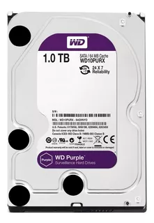 Disco duro interno Western Digital WD Purple WD10PURX 1TB púrpura