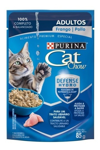 Purina Cat Chow Pouch 85 Grs X 15 U. Adulto Pollo