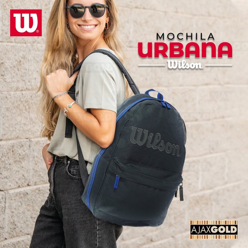 Imagen 6 de 10 de Mochila Wilson Porta Notebook Urbana Deportes Gym Reforzada