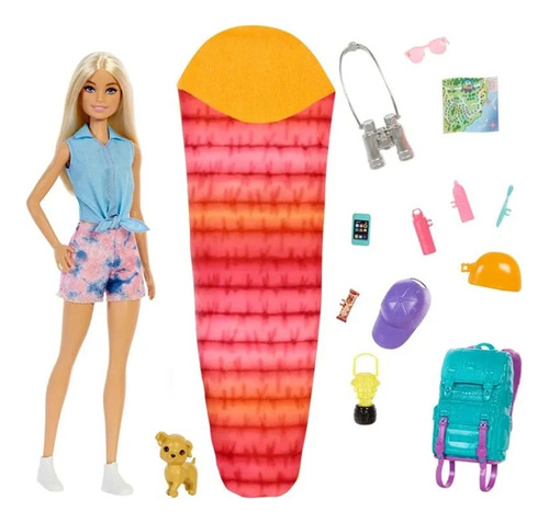 Muñeca Barbie Viajera Turista Viaje Accesorios Perro Valija 