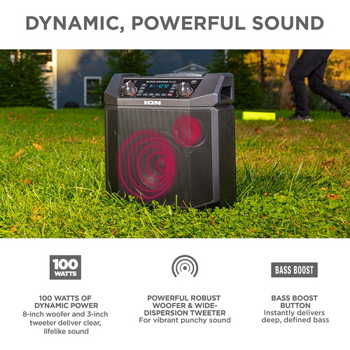 Altavoz Audio Tailgater Smart Bluetooth, Recargable, De 50