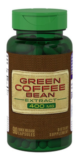 Grano Verde Cafe 400mg Green Coffee Bean Quemador Grasa 90 C