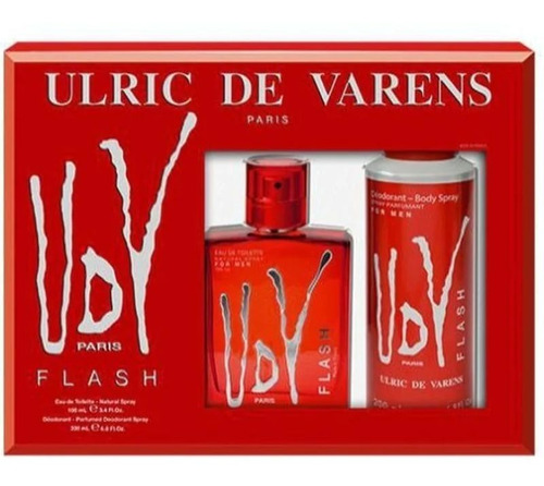 Kit Udv Flash Perfume 100ml + Deo Spray 200ml Selo Adipec