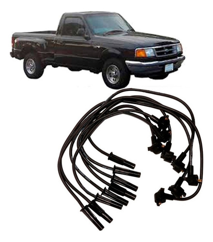 Juego Cable Bujia Para Ford Ranger 2.3 140 Ohc 1993 1997