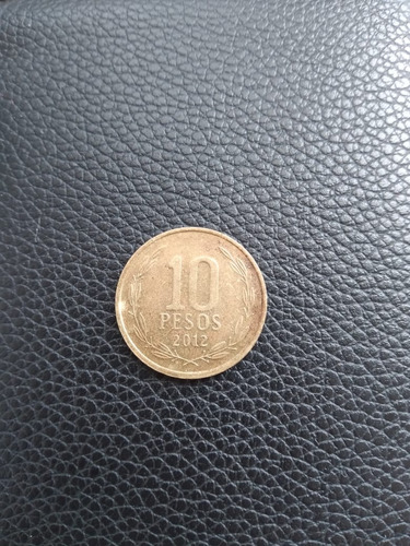 10 Pesos Chile 2012 Estado De Conservação Bc