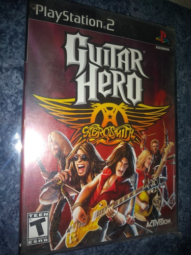 Playstation 2 Ps2 Video Game Guitar Hero Aerosmith No Usado