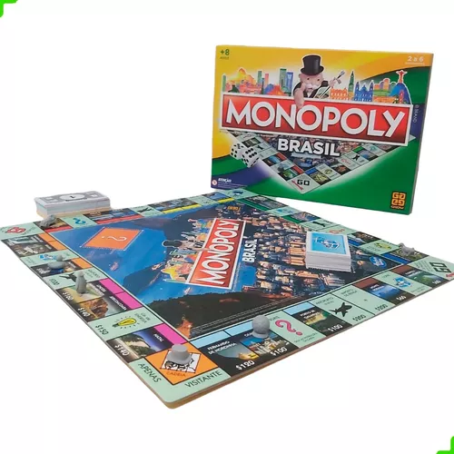 Brazilian Original Estrela Board Game Banco Imobiliário Monopoly w/ App +8  Years