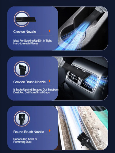 Aspirador De Coche Inalámbrico Portátil Portátil Para El Hog