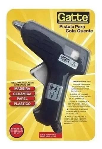 Pistola Aplicador De Cola Quente Profissional Bivolt 40w 127/220V