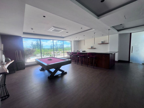 Apartamento Con Linea Blanca En Alquiler En Cap Cana, Punta Cana, 2 Habitaciones + Servicio, Acceso A La Playa