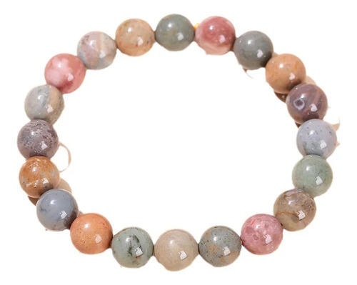 8-9 Mm - Pulsera De Ágata Natural De Alaska De Jinde Jewelry