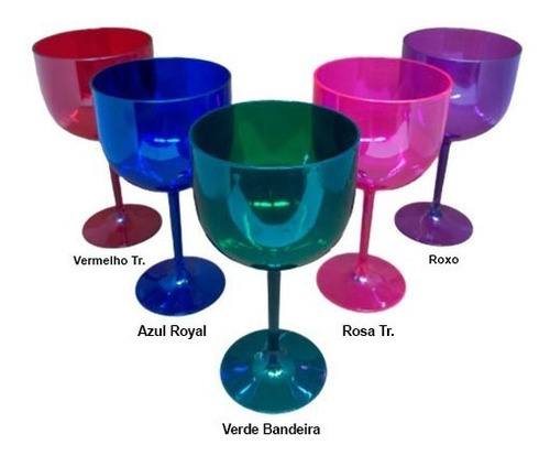Imagem 4 de 7 de Kit 30 Taças De Gin 450 Ml Acrílico Personalizada Promoção