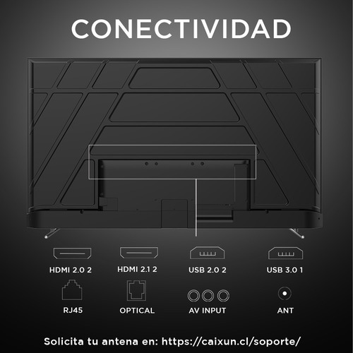 Smart Tv Caixun 75 Hd Google Tv C75vhug