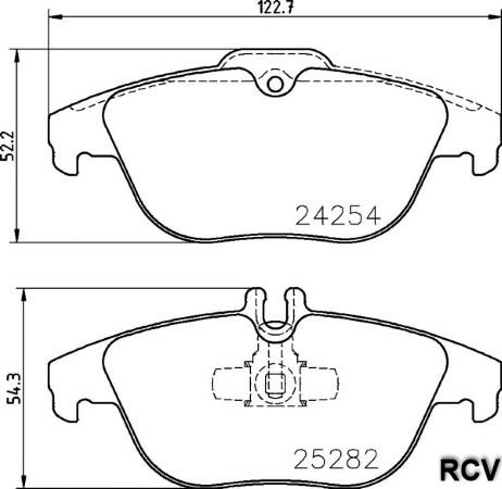 Balatas Disco  Trasera Para Mercedes Benz C350   2010