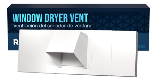 Ventilación De Aluminio Para Secadora De Ventana (ajustable 