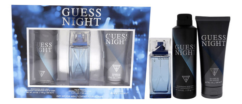 Set De Regalo Guess Night De 3 Piezas Standard Edt De Guess