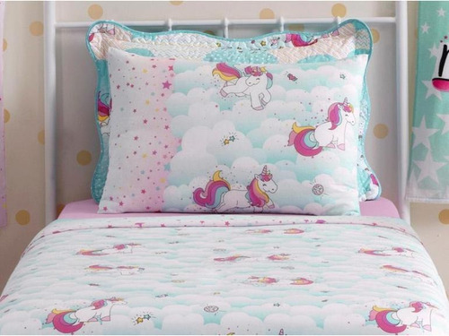 Jogo De Cama Solteiro Infantil Menina Magic Santista