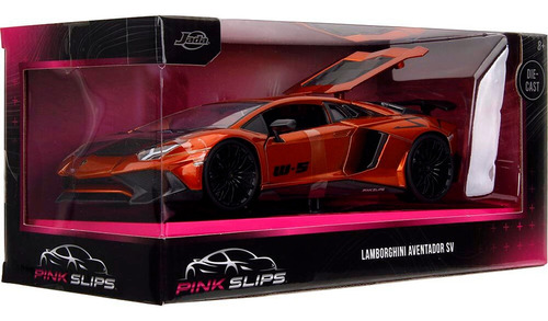 Jada Lamborghini Aventador Sv Pink Slips Esc 1:24