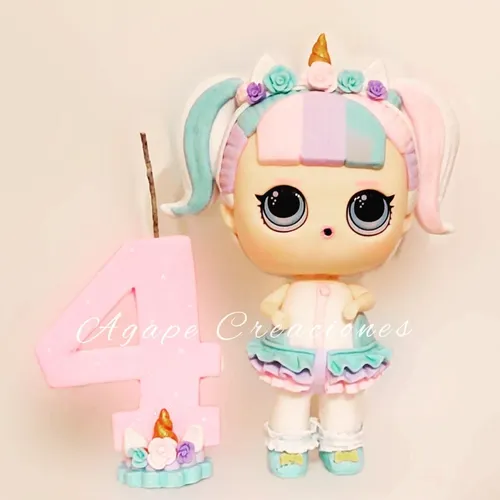Adorno De Torta Lol Surprise Porcelana Fria MercadoLibre