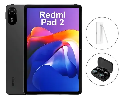Tablet Xaiomi Redmi Pad 2 11'' 256gb 8 Ram + Fone + Caneta Preto