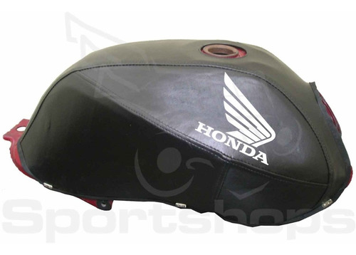 Capa De Tanque Para Moto Honda Cg 125 Fan (com Logo)