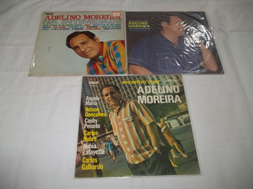 Lp Vinil - Adelino Moreira - 3 Discos