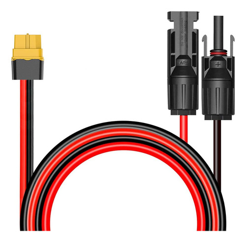 Cable Extension Panel Solar Xt60 10awg Para Bateria Lipo 30