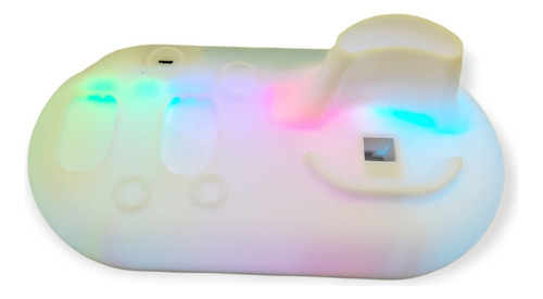 Bocina Portátil Robot Bluetooth Luces Altavoz Aux Sd Usb