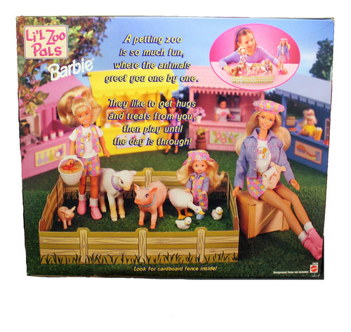 Barbie Lil Zoo Pals Set De Regalo Con Muñecas Barbie, Kell.