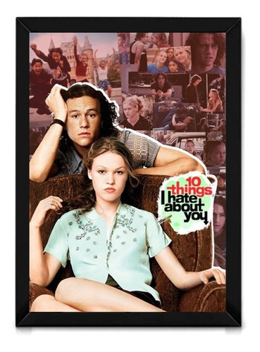 Poster Filme Quadro 10 Coisas Que Eu Odeio Em Você Cinema