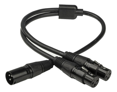 Fwefww Enchufe Xlr De A Cable Adaptador De Divisor Y Dual 2