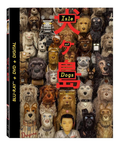 Blu-ray + Dvd Isle Of Dogs / Isla De Perros De Wes Anderson